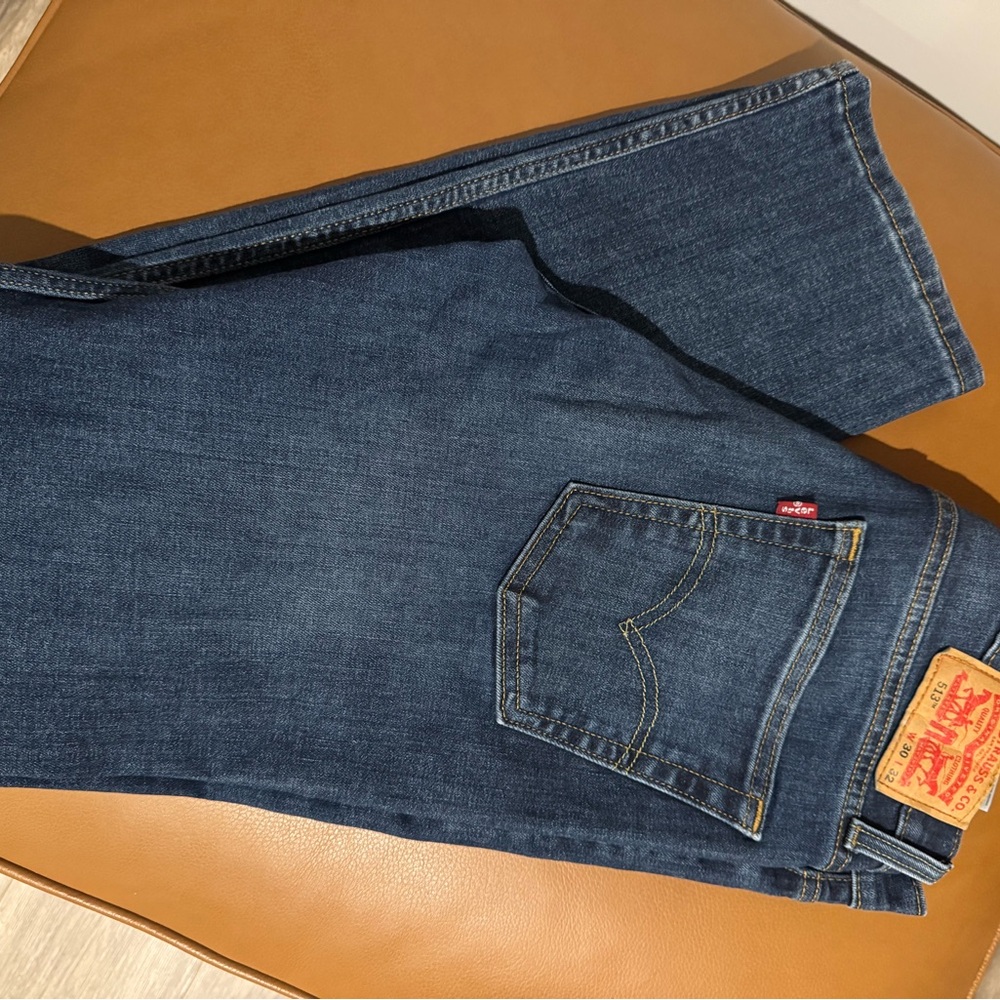 Levi's Dark Blue Straight Jeans